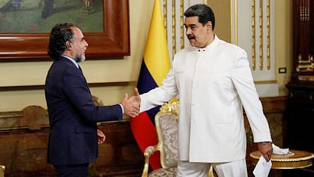 Nicolas Maduro recibe a Armando Benedetti