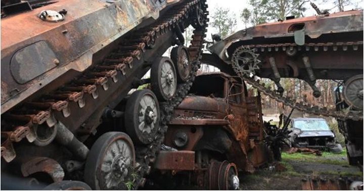 Tanques rusos en Ucrania