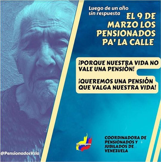 Marcha pensionados IVSS