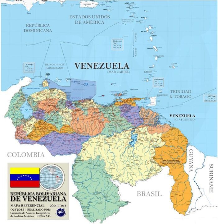 Mapa de Venezuela