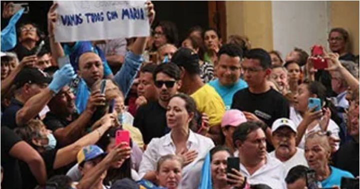 María Corina Machado en Táchira