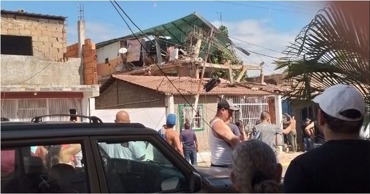 Vivienda Puerto La Cruz explosión