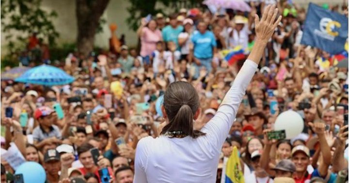 María Corina Machado en Tucupido 2