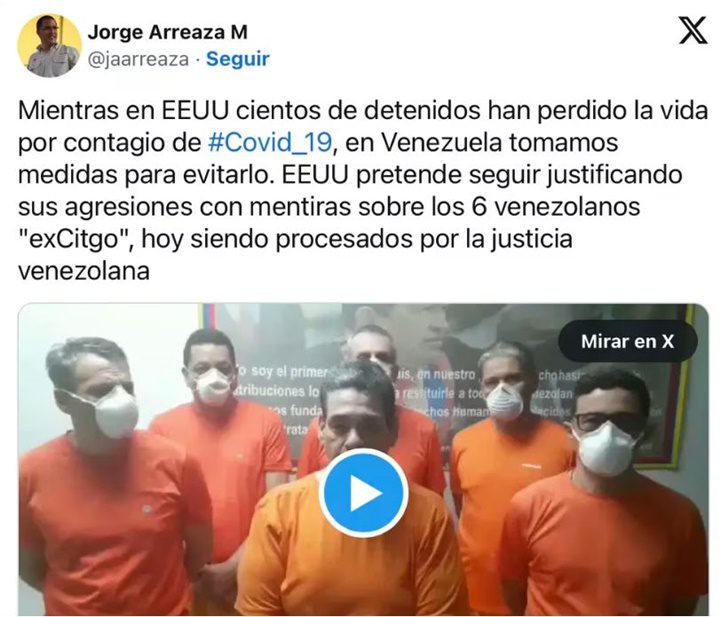 Jorge Arreaza directivos Citgo