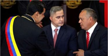 Nicolás Maduro Tarek WSaab y Diosdado Cabello